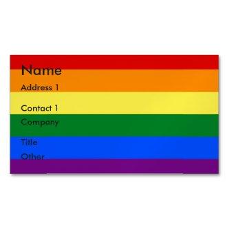 Magnet with Pride Flag of LGBT