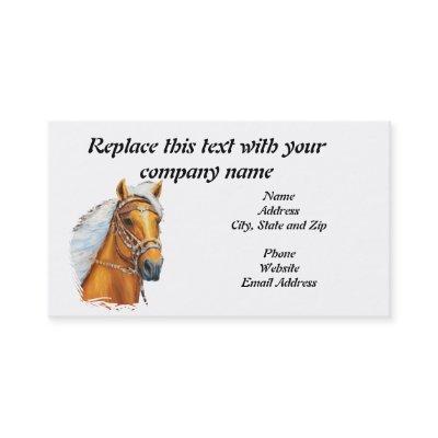 Palomino Peruvian Horse Solid Gold