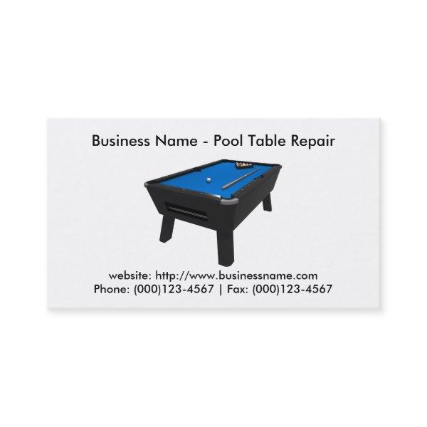 : Pool Table Repair