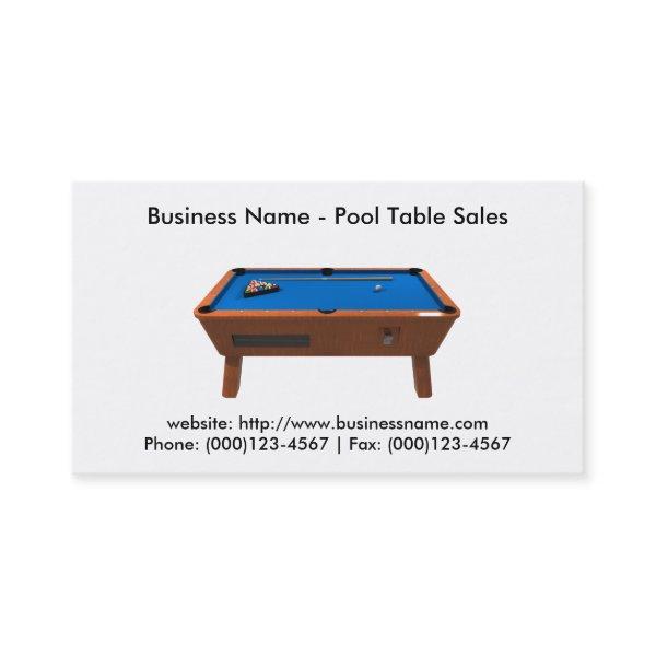 : Pool Table Sales
