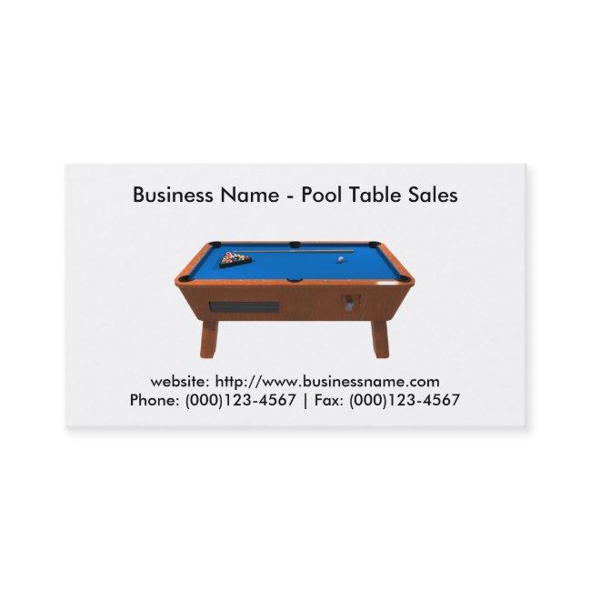 : Pool Table Sales