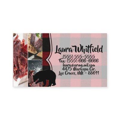 Red Buffalo Plaid Bear Black
