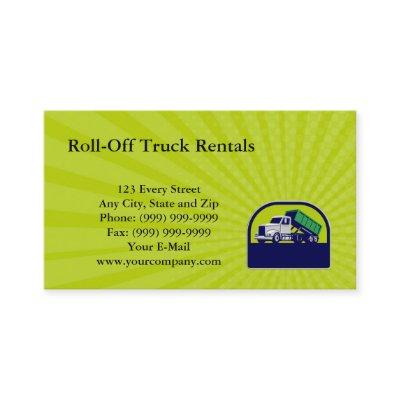 Roll-Off Truck Side Up Half Circle R