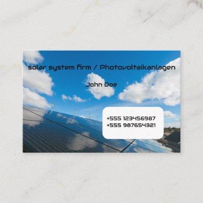 Solar Photovoltaik blue sky 1