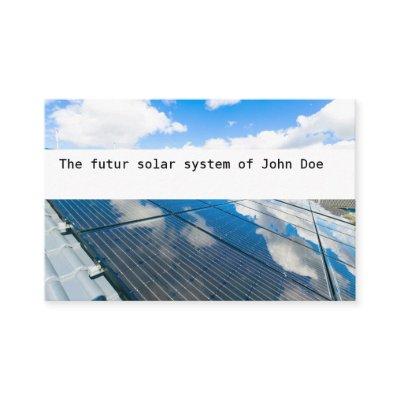 Solar Photovoltaik blue sky 2