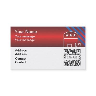 Template Republican Elephant