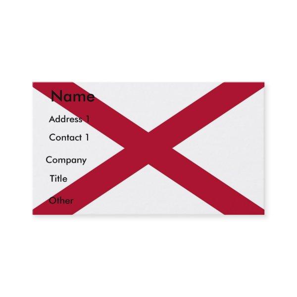 with Flag of Alabama U.S.A.