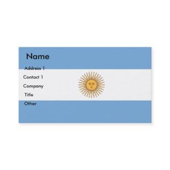 with Flag of Argentina
