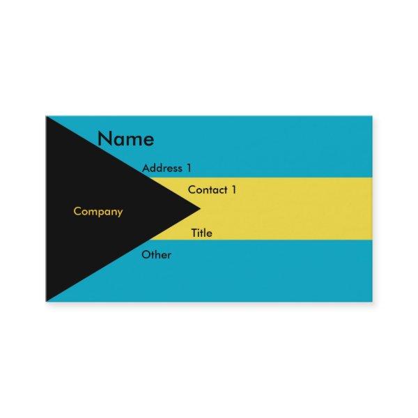 with Flag of Bahamas