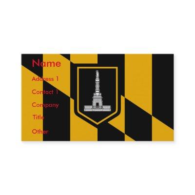 with Flag of Baltimore, U.S.A.