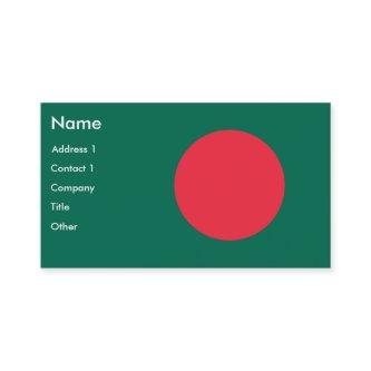 with Flag of Bangladesh