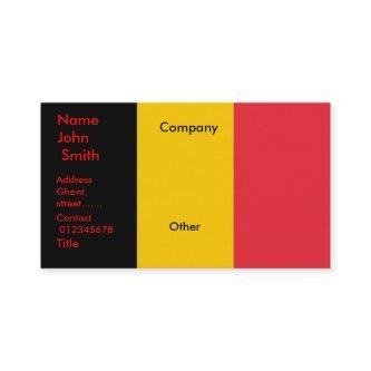 with Flag of Belgium