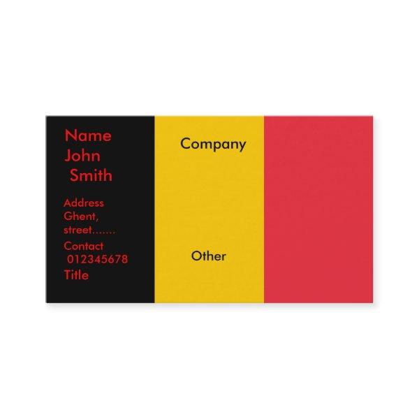 with Flag of Belgium