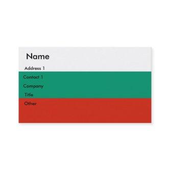 with Flag of Bulgaria