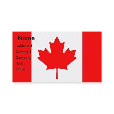 with Flag of Canada