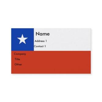 with Flag of Chile