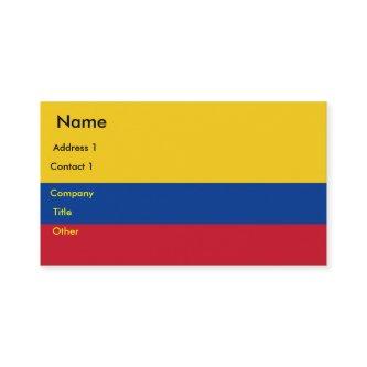with Flag of Colombia