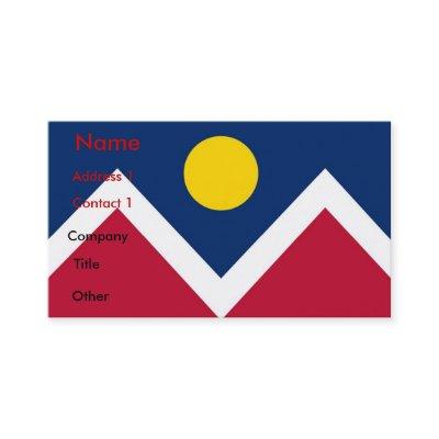 with Flag of Denver, Colorado
