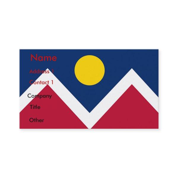 with Flag of Denver, Colorado