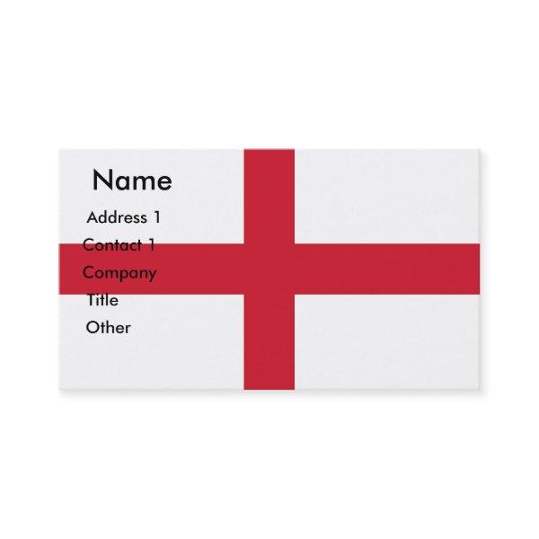 with Flag of England