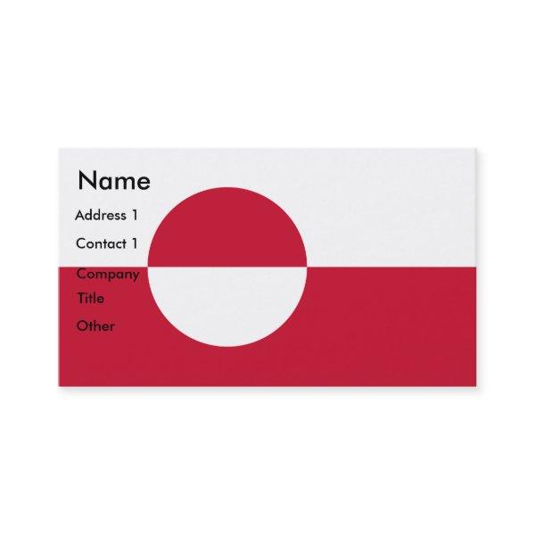 with Flag of Greenland