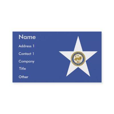 with Flag of Houston, U.S.A.