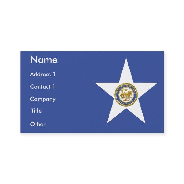 with Flag of Houston, U.S.A.