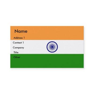 with Flag of India