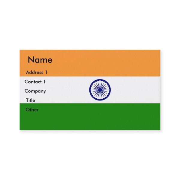 with Flag of India