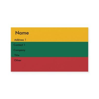 with Flag of Lithuania