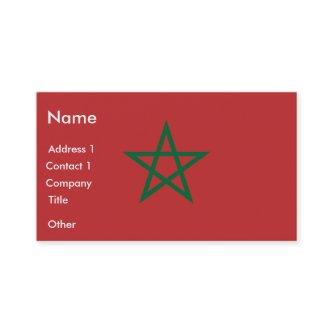 with Flag of Morocco