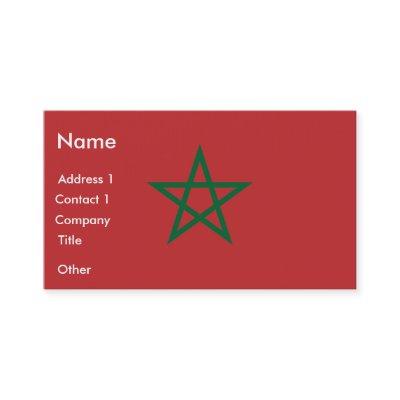with Flag of Morocco