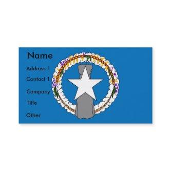 with Flag of Northern Mariana Island