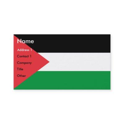 with Flag of Palestine