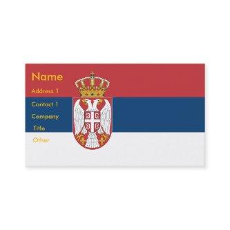 with Flag of Serbia