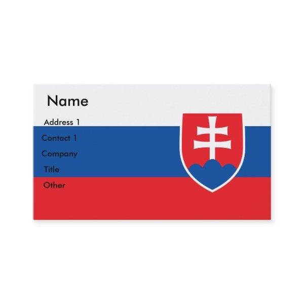 with Flag of Slovakia