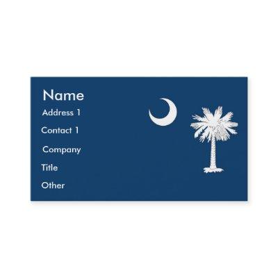 with Flag of South Carolina U.S.A.