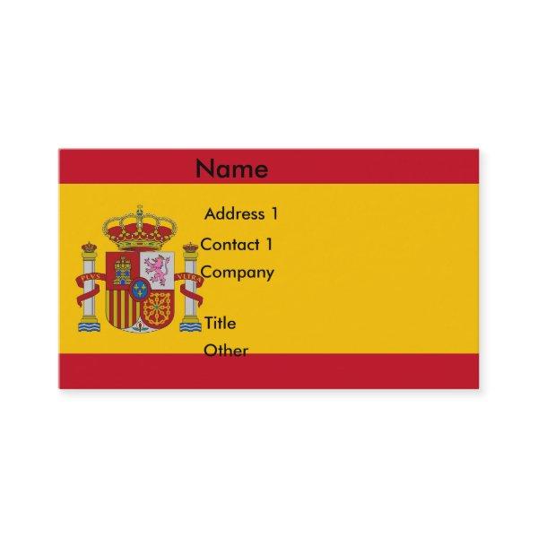 with Flag of Spain
