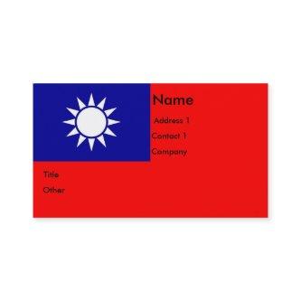 with Flag of Taiwan