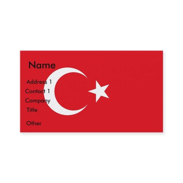 with Flag of Turkey