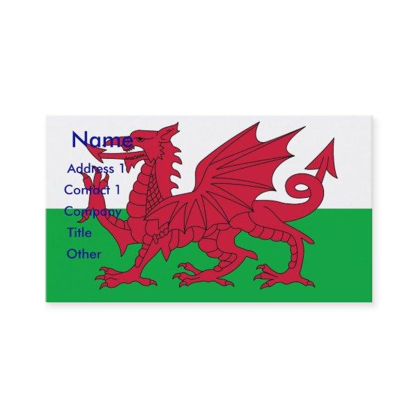 with Flag of Wales
