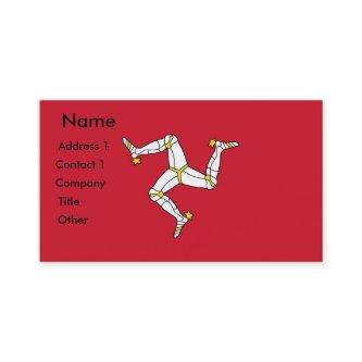 with Isle of Man Flag, U.K.
