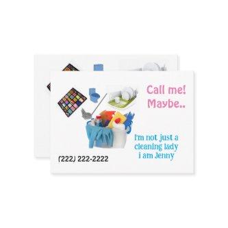 Cleaning Lady Call Me, Maybe