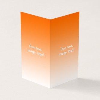 Folded Book V Orange - White