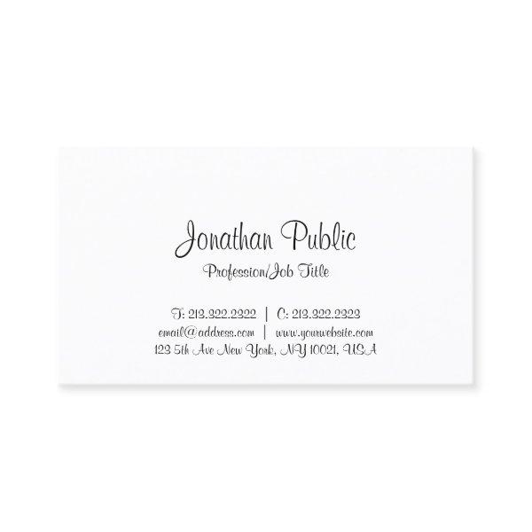 Hand Script Text Modern Template