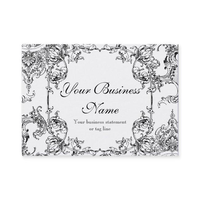 Toile Damask Swirl Floral Baroque
