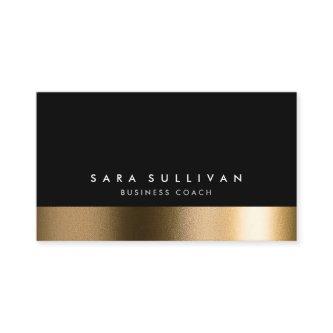 Business Coach Bold Black Gold