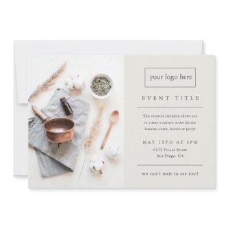 Business Event | Minimalist Professional Photo Invitation