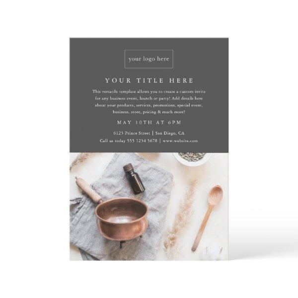 Business Event Promo Minimalist Professional Photo