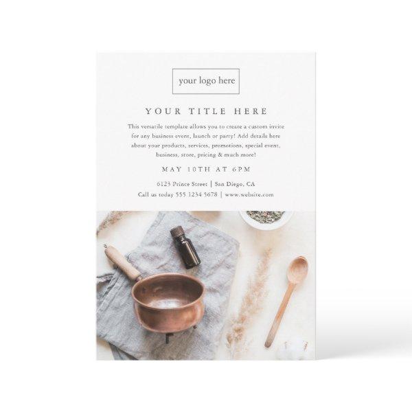 Business Event Promo Minimalist Professional Photo